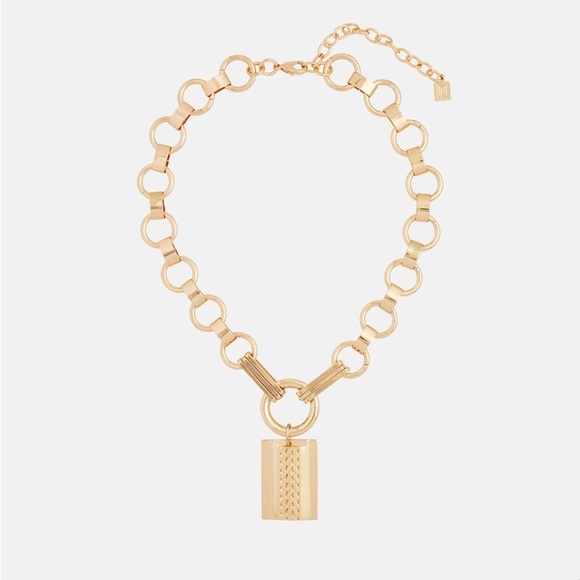 NWOT Dannijo Elisa Statement Necklace - Picture 1 of 9